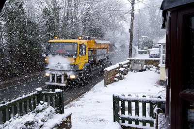 Gritting in the Snow