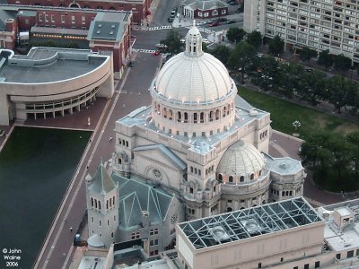 Christian Science Plaza from Pru Tower 1