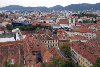 The roof tops of Graz - Austria