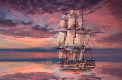 Tall Ships HMS Bounty -- A Photo-Graphic Tribute  (# TS-M) 