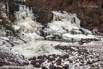15.3 - Gooseberry Middle Falls:  Early Winter Ice