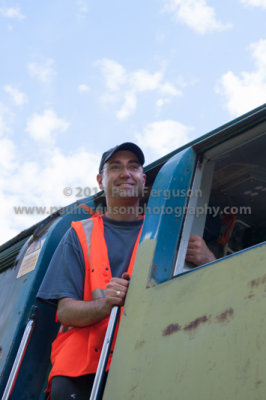 My Diesel train driving experience at the Chinnor and Princes Risborough Railway on 18 August 2012