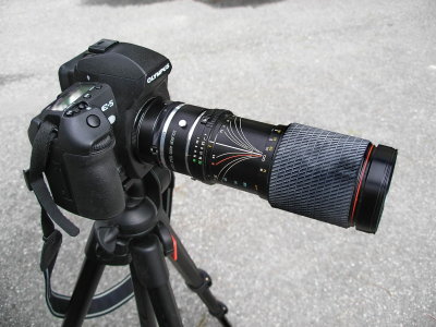 Soligor 3X Extender with Tokina 35-200mm Lens