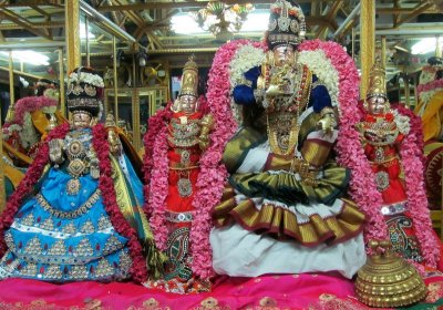  Thiruvelukkai Navarathiri Uthsavam day7 & Mamunigal Satrumurai Day7  