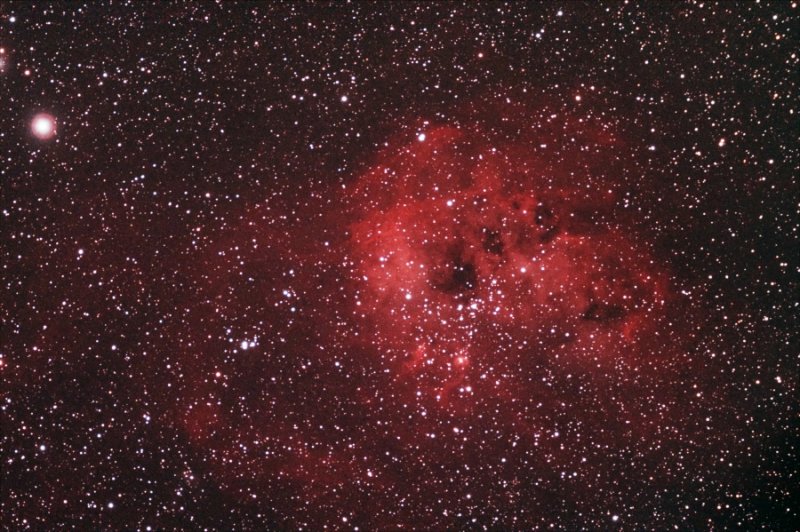 Emission nebula IC 410 in Auriga