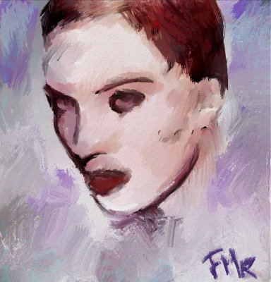 Expressionist Portrait  --  fmr