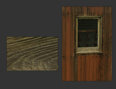 Diptych of abondoned railroad caboose
