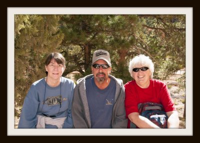 Jean, Greg & Debi at Bryce Canyon