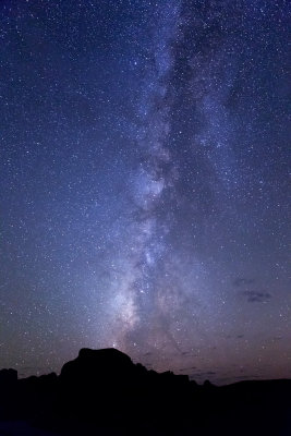 Milky Way Over Chisos Mountains