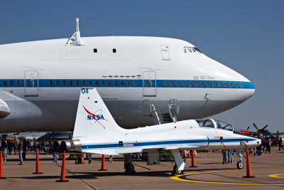 Shuttle Ferry and Chase Plane