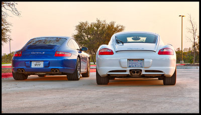 Two Porsches