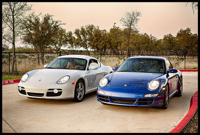 Two Porsches