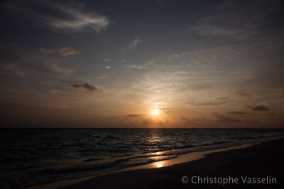 Sunset at Rasdhoo Atoll