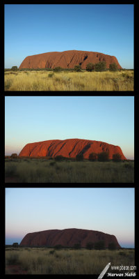 Uluru / Ayers' Rock - 3 colors / 3 couleurs
