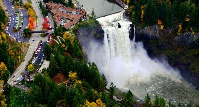 Snoqualmie Falls, Salish Lodge, Snoqulamie, Washington  