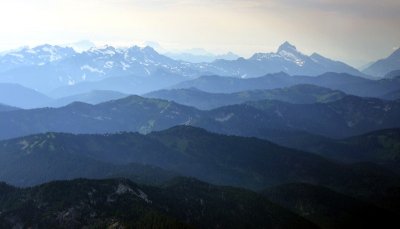 Sloan Peak, Monte Cristo, Wilmon Peaks, Three Fingers, Washington  