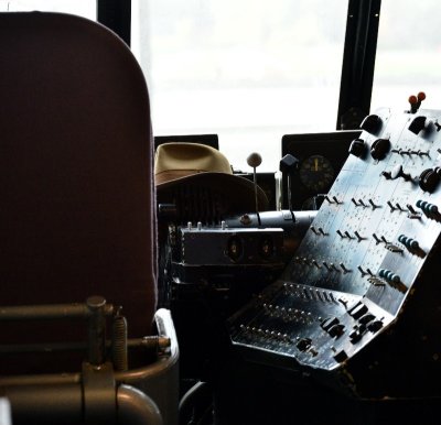 Cockpit and Switches, Spruce Goose Flying Boat ,Oregon  