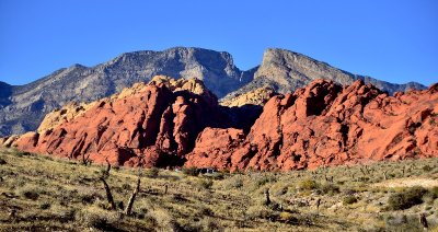 Rock formation at Red Rock Canyon, Las Vegas, NV  