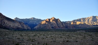 White Rock Hills, Sandstone Bluffs,La Madre Mtn, Red Rock Canyon, Las Vegas, NV  