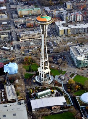 Space Needle, Chihuly Garden and Glass, Monorail, Seattle Center Complex, Seattle 