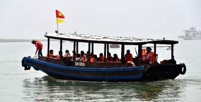 small boat QN-6525, Ha Long Bay ,Vietnam 