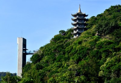 Xa Loi Tower, Elevator, Marble Mountains, Da Nang, Vietnam  
