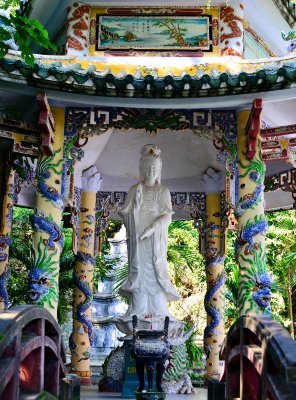 Statue at Linh Ung pagoda, Marble Mountains, Da Nang, Vietnam  