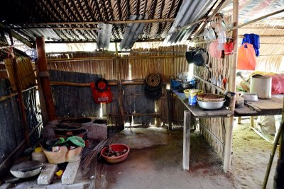 cooking area, great aunt house, Ben Tre, Vietnam
