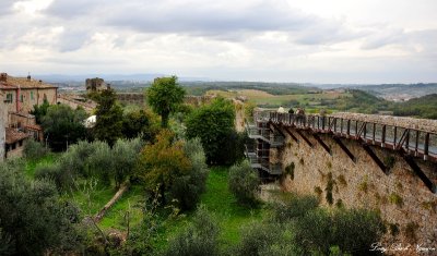 Circular Wall and Watch Towers, Monteriggioni, Italy 