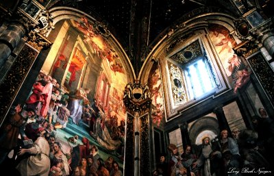 Marriage of Ester and Xerxes, Siena Duomo, Italy  