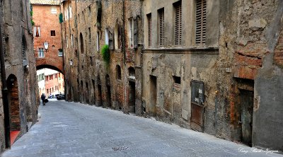 Via Pellegrini, Siena, Italy  