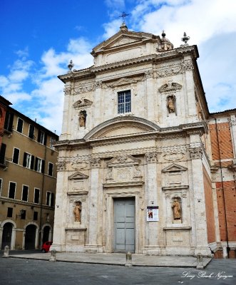 Santa Maria di Provenzano church, Siena, Italy  