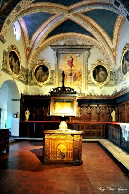 Chapel, Abbey Monte Oliveto Maggiore, Italy  