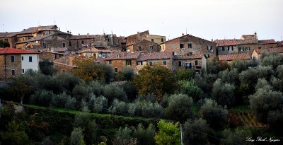 Hilltown of Montalcino, Tuscany, Italy  