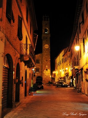 center of Montalcino, Tuscany, Italy  