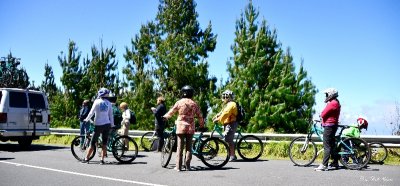 bikes down Haleakala Mountain, Maui, Hawaii  