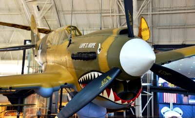 Lope's Hope, Curtis P-40, National Air and Space Museum, Steven F. Udvar-Hazy Center 