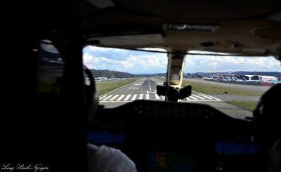 Greg, Forrest, landing 13R at KBFI  