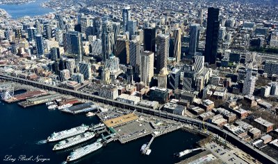 Seattle attractions, Ferries, Ferris wheel, Pike Place Market, Pioneer Square, Lake Union 