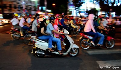 high chair for scooter, Saigon, Vietnam 