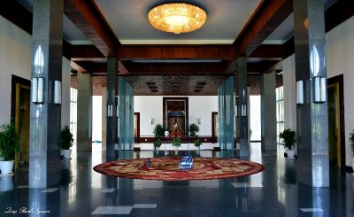 Dragon carpet, Reunification Palace, Saigon, Vietnam  