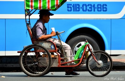 handicap wheelchair, Saigon, Vietnam  