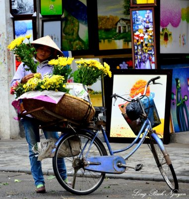 flower girl, Hanoi Vietnam  