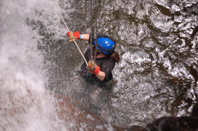 Canyoneering in the Arenal Volcano area, Costa Rica