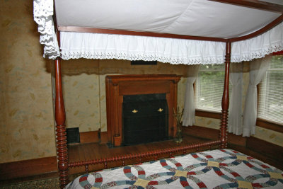 Bedroom with Fireplace