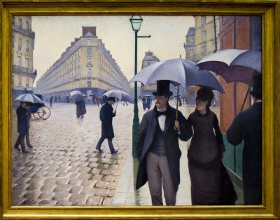 Gustave Caillebotte: Paris Street; Rainy Day, 1877