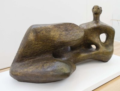 Henry Moore Maquette for UNESCO Reclining Figure, 1957 - Bronze