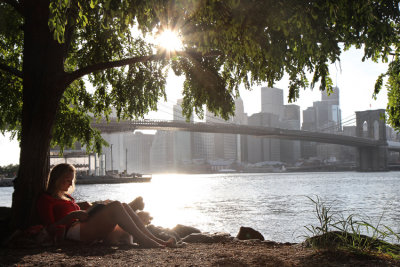 Reading By The River