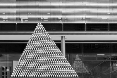 A Triangle Of Silver Spheres (5th Place)