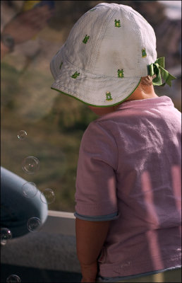 Froggy Hat and Bubbles